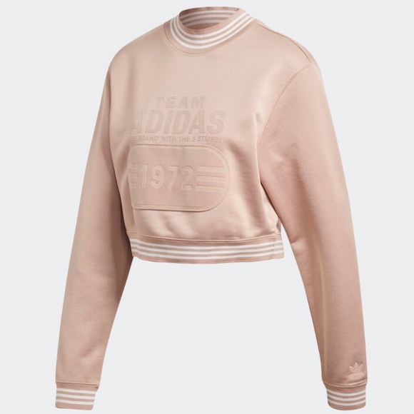 adidas Sweaters - Adidas Cropped Mock Neck Sweatshirt